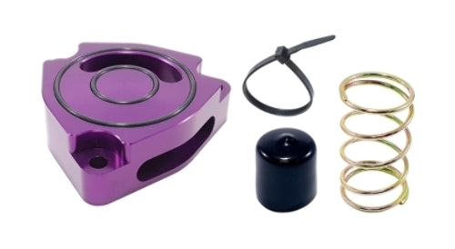 Torque Solution Blow Off BOV Sound Plate (Purple) for 14+ Kia Forte Koup Turbo