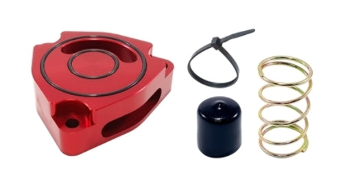Torque Solution Blow Off BOV Sound Plate (Red) for 14+ Kia Forte Koup Turbo