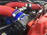 Torque Solution Throttle Body Spacer (Red) for Subaru WRX 06-14/STI 04-15