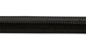 Vibrant -8 AN Black Nylon Braided Flex Hose (10 foot roll)