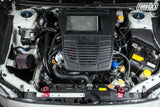 Turbo XS Billet Aluminum Radiator Stay - Red for 15-16 Subaru WRX/STI
